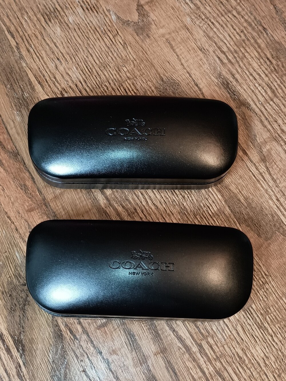 Coach Brand Set Of Hard Eyeglass Cases Black